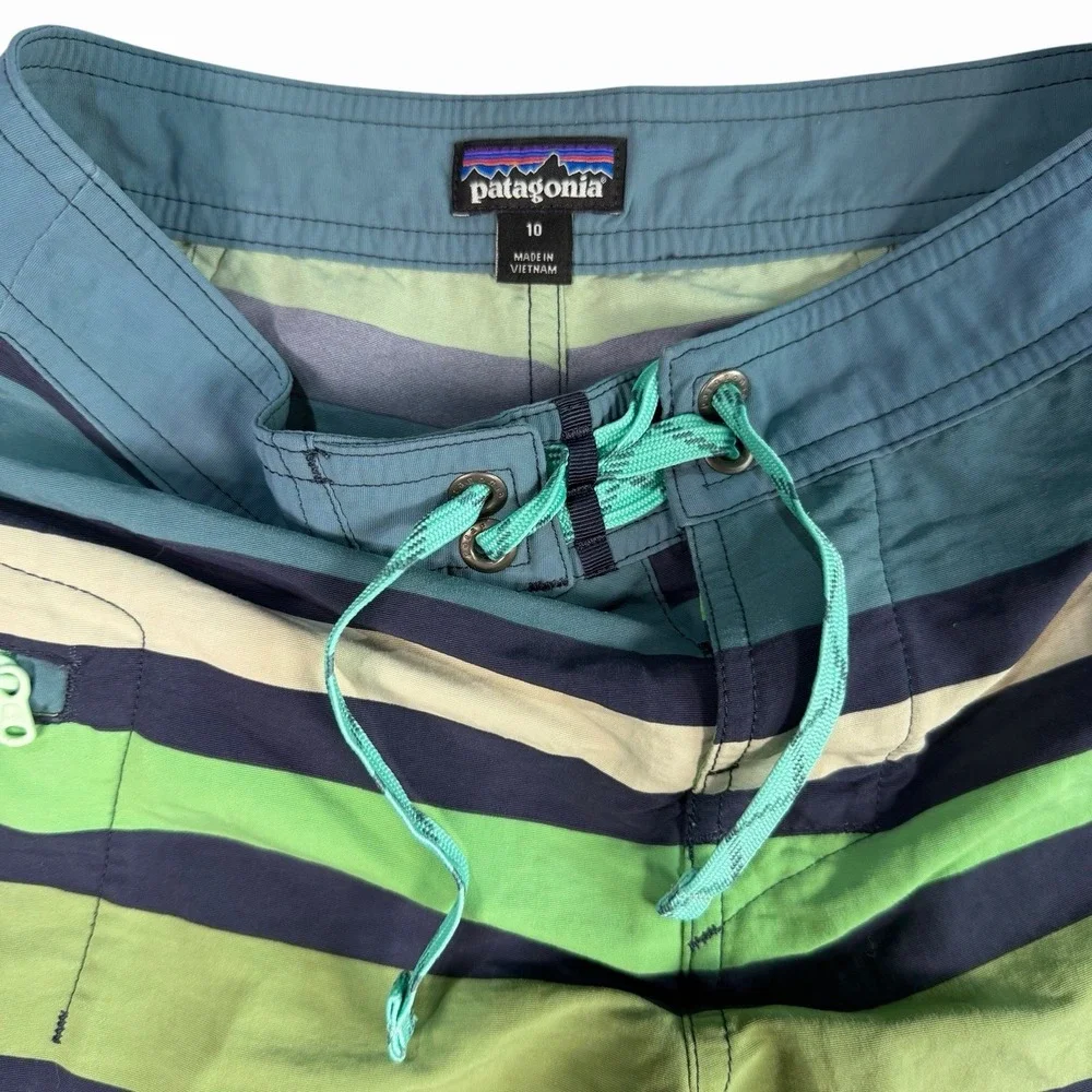 Patagonia Wavefarer Young Boys Board Shorts Swim Trunks Multicolor Size 10 Lot 2